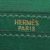 Hermes Béarn wallet in green box leather - Detail D2 thumbnail