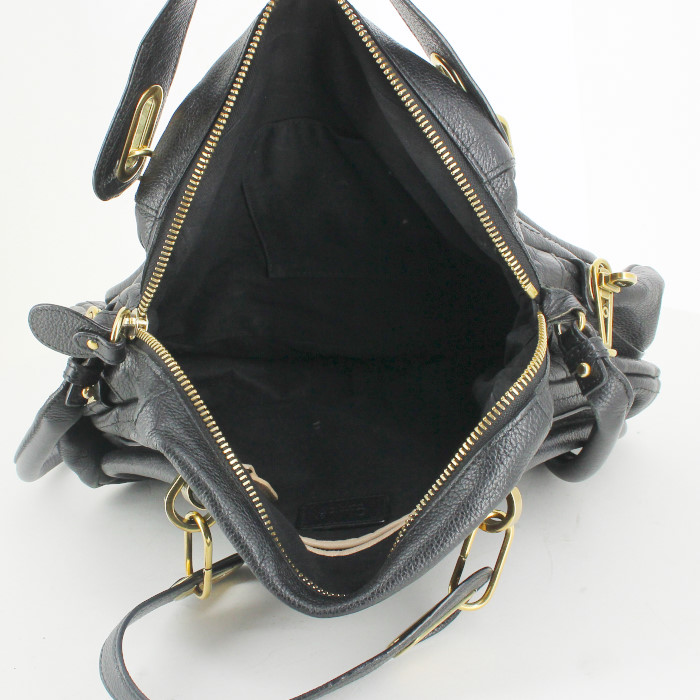 Borsa Paraty in pelle nera - Detail D3