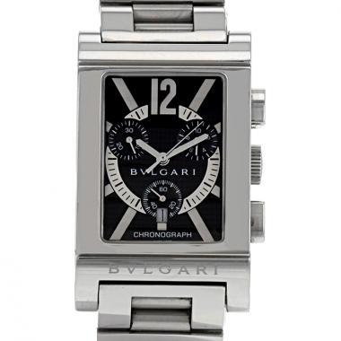 Montre Bulgari Rettangolo en acier Vers  2000