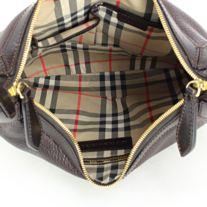 Borsa in pelle marrone - Detail D2