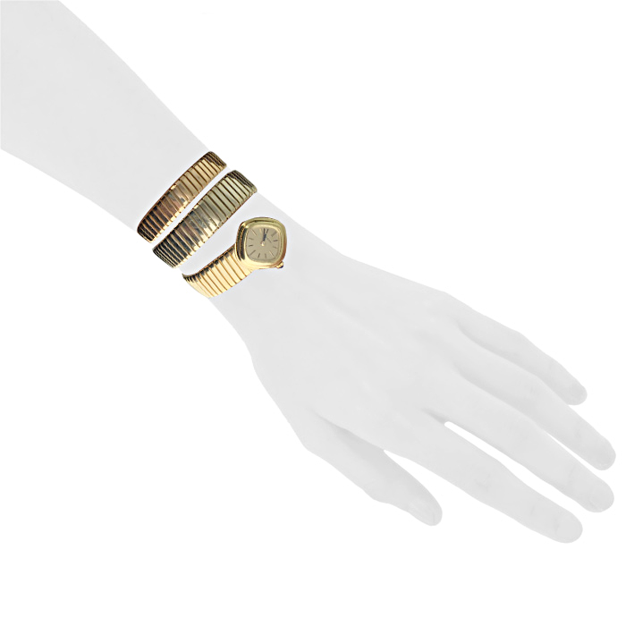 Montre Bulgari Tubogas en 3 ors Vers  1980 - Detail D1