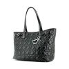 Dior Panarea small model handbag in black canvas cannage and black leather - 00pp thumbnail
