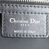 Bolso de mano Dior Panarea modelo pequeño en lona cannage negra y cuero negro - Detail D3 thumbnail