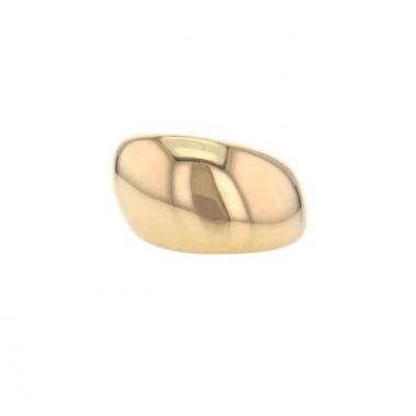 Vhernier Pirouette ring in yellow gold and ebony