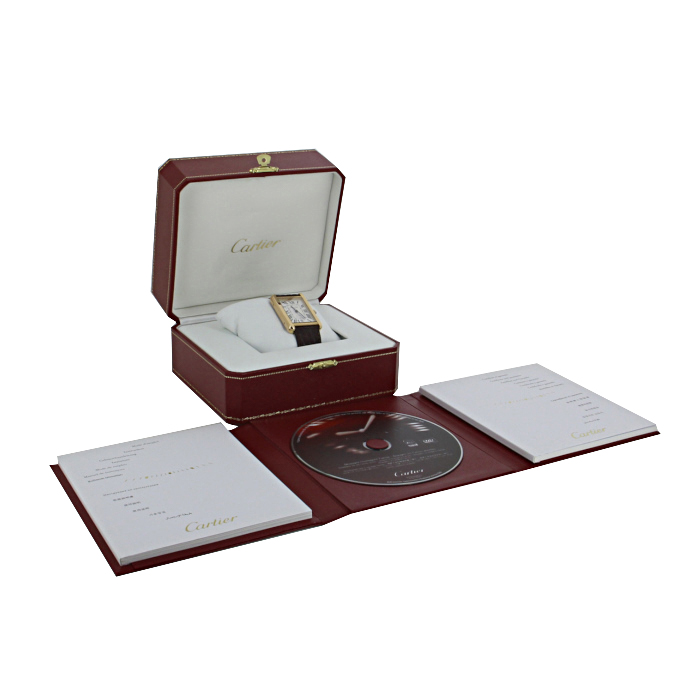 Montre Cartier Tank Solo en or rose Vers 2010 - Detail D2