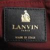 Lanvin handbag in black leather - Detail D3 thumbnail