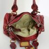 Chloé Paddington handbag in burgundy grained leather - Detail D2 thumbnail