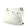 Hermes Jypsiere messenger bag in white togo leather - 00pp thumbnail