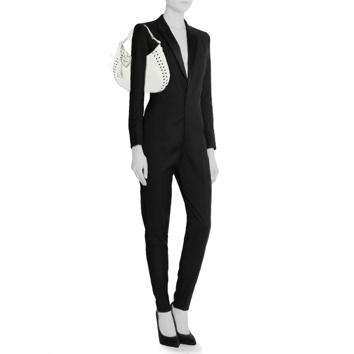 Bolso de mano Dior en cuero blanco - Detail D1