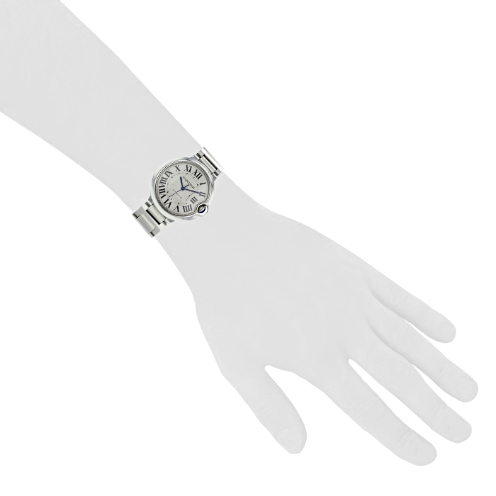 Cartier Ballon Bleu De Cartier watch in stainless steel Circa 2011 - Detail D1