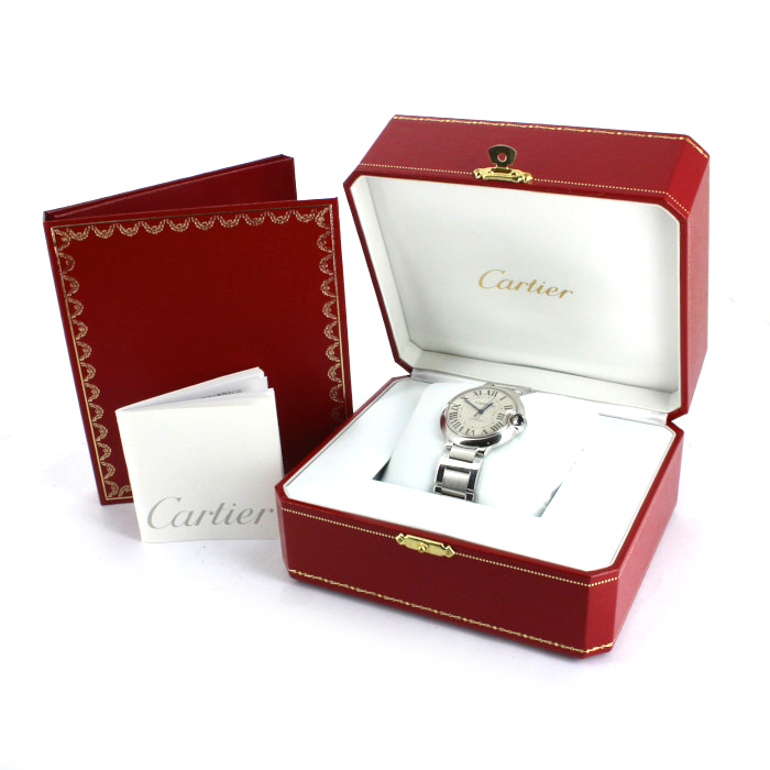 Cartier Ballon Bleu De Cartier watch in stainless steel Circa 2011 - Detail D2