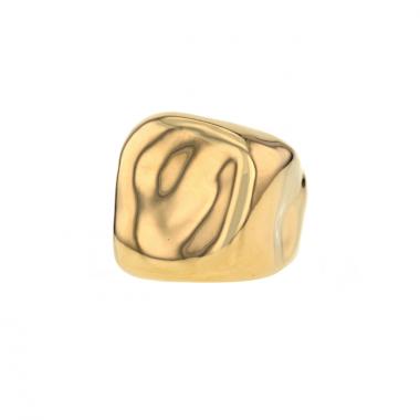Anello Dior Nougat modello grande in oro giallo