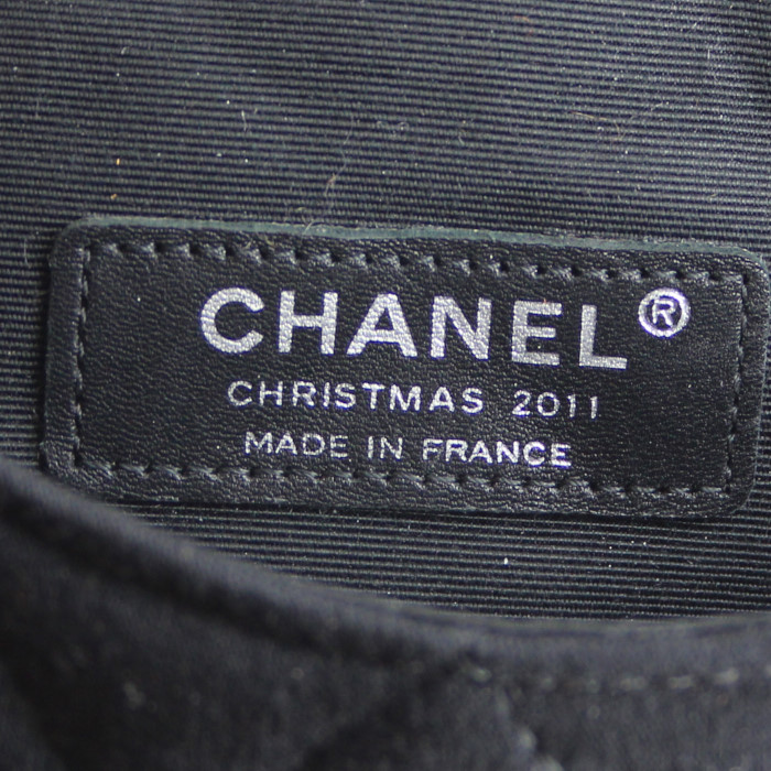 Mini Timeless in tela jersey nera - Detail D3