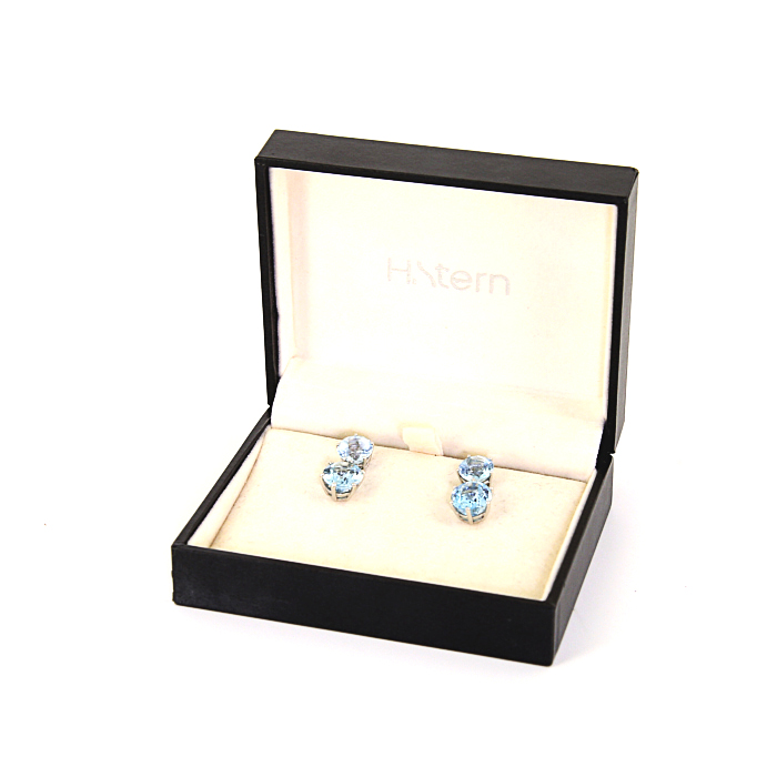 H. Stern Orion earrings in white gold and topaz - Detail D2