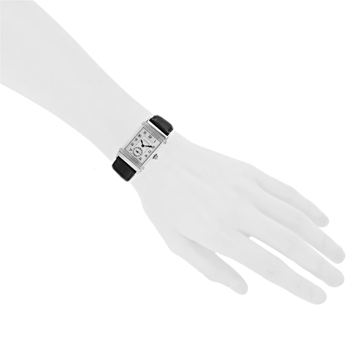 Montre Jaeger Lecoultre Reverso-Duetto en acier - Detail D1