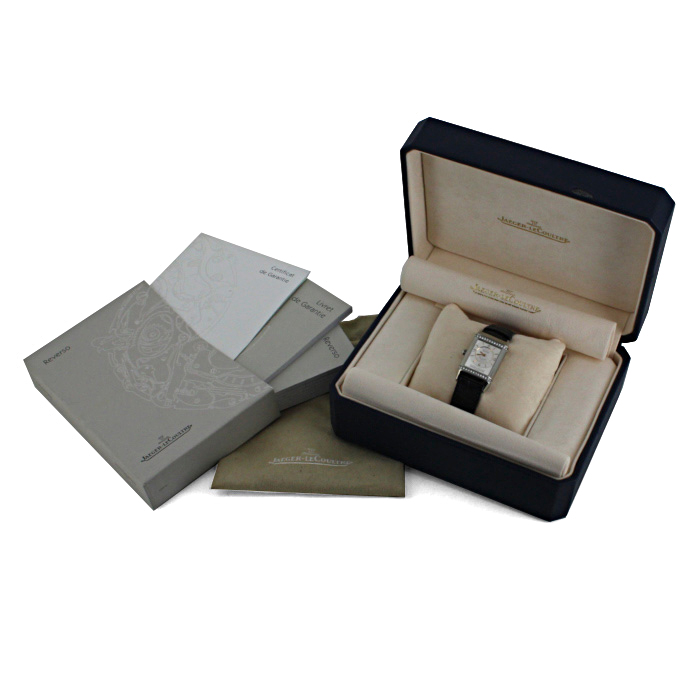 Jaeger Lecoultre Reverso-Duetto watch in stainless steel - Detail D3