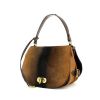Ralph Lauren handbag in brown and black foal - 00pp thumbnail