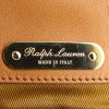 Besace Ralph Lauren en toile verte et cuir marron - Detail D4 thumbnail