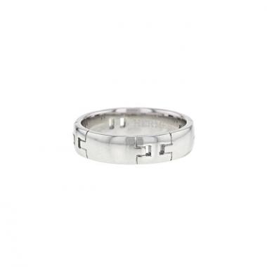 Anello Hermes Hercules in oro bianco
