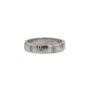Bague Cartier Happy Birthday petit modèle en or blanc
