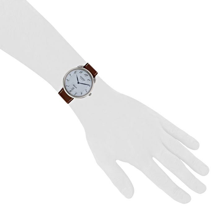 Reloj Hermes Arceau de acero Ref :  AR4.810 Circa 2000 - Detail D1