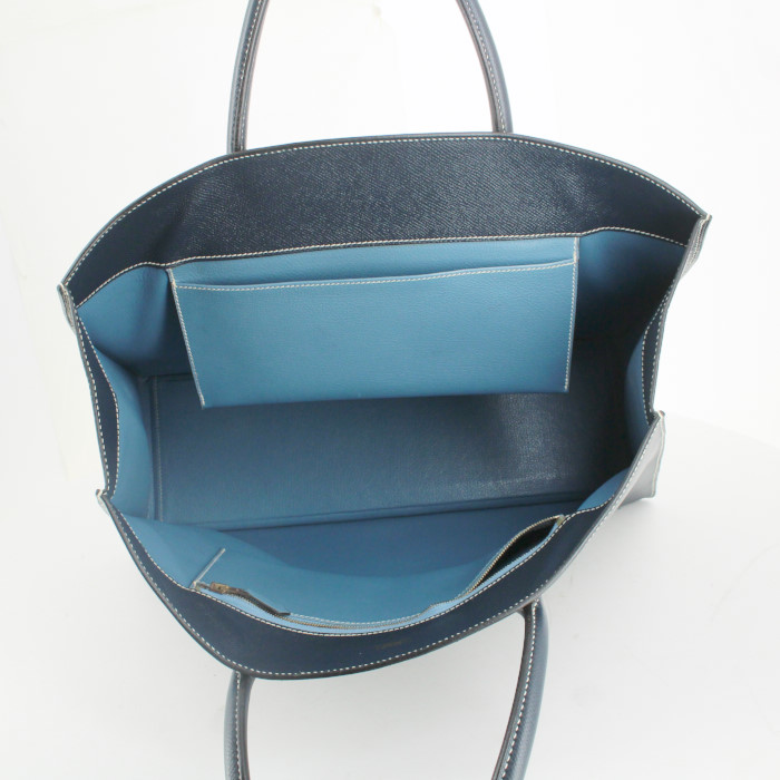 Borsa White Bus in pelle Epsom blu scuro - Detail D3
