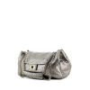 Chanel petit Shopping handbag in silver leather - 00pp thumbnail