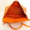 Bolso de mano Hermes Kelly 35 cm en cuero swift naranja - Detail D3 thumbnail