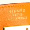 Bolso de mano Hermes Kelly 35 cm en cuero swift naranja - Detail D4 thumbnail