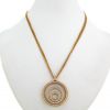 Chopard Happy Spirit large model necklace in yellow gold and diamonds - 360 thumbnail