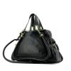 Chloé Paraty handbag in black grained leather - 00pp thumbnail