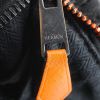 Hermes Caravane shopping bag in black leather - Detail D3 thumbnail