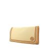 Hermes Vintage pouch in beige and brown canvas and leather - 00pp thumbnail