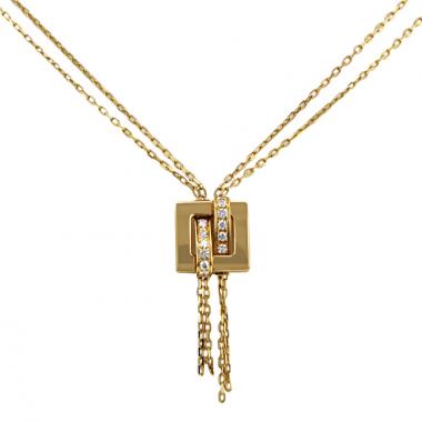 Boucheron Déchainé necklace in yellow gold and diamonds Boucheron Déchainé necklace in yellow gold and diamonds
