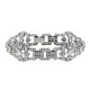 Bracelet époque Art Déco Vintage en platine et diamants - 00pp thumbnail