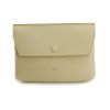 Celine medium model handbag in beige leather - Detail D4 thumbnail