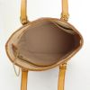 Shopping bag Louis Vuitton Bucket in tela monogram marrone e pelle naturale - Detail D2 thumbnail