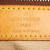 Louis Vuitton Bucket shopping bag in brown monogram canvas and natural leather - Detail D3 thumbnail