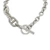 Hermes Parade large model necklace in silver - 00pp thumbnail