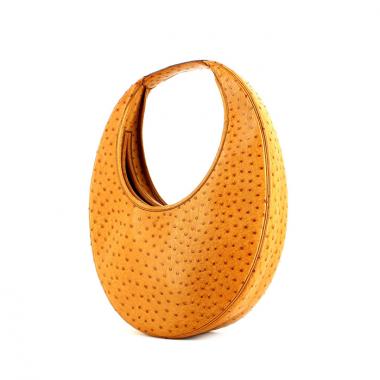 Hermes Goa handbag in gold ostrich leather