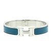 Hermes Clic Clac opening small model bracelet in palladium and enamel - 00pp thumbnail
