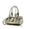 Chloé Paddington handbag in silver leather - 00pp thumbnail