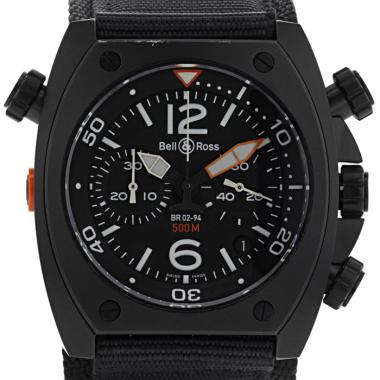 Montre Bell & Ross BR02 en acier Vers  2000