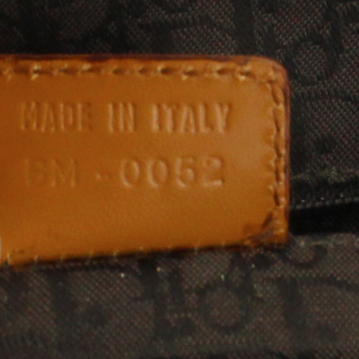 Borsa in pelle gold e tela gold - Detail D4