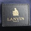 Sac bandoulière Lanvin Amalia en cuir matelassé noir - Detail D4 thumbnail