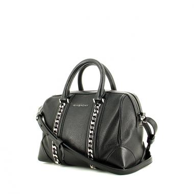 Borsa in pelle nera