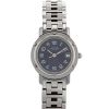 Hermes Clipper Wristlet Watch in acciaio Ref : CL4.210 Circa 2000  - 00pp thumbnail