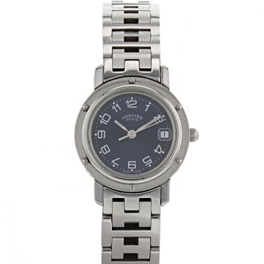 Hermes Clipper Wristlet Watch in acciaio Ref : CL4.210 Circa 2000 