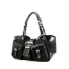 Prada handbag in black canvas and leather - 00pp thumbnail
