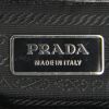 Bolso de mano Prada en lona y cuero negra - Detail D4 thumbnail